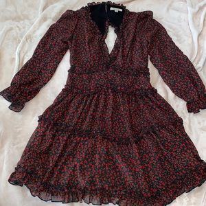 Mable Floral Ruffle Dress